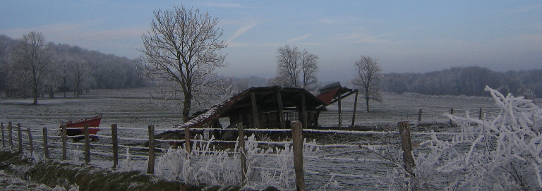 vervallen schuurtje